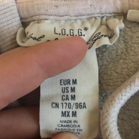 Pink and gold French pullover hoodie - Picture 2 of 4